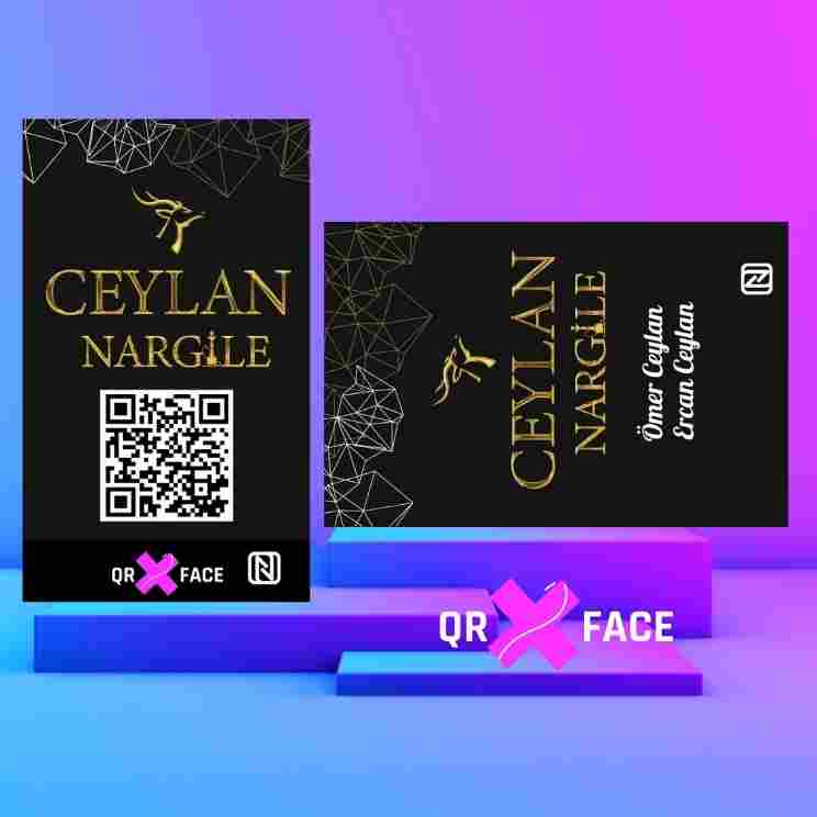 qrxface dijital kartvizitleri